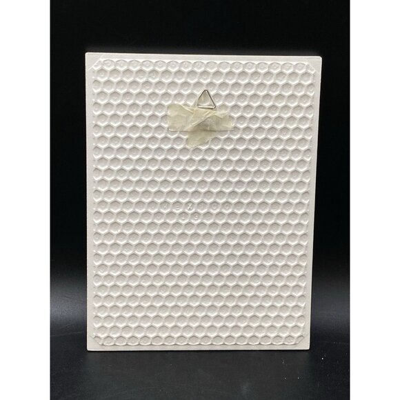 Signed Tile By Noelle Dass Bat Reading Hemingway If the Sun Also Rises Ceramic - Picture 3 of 7